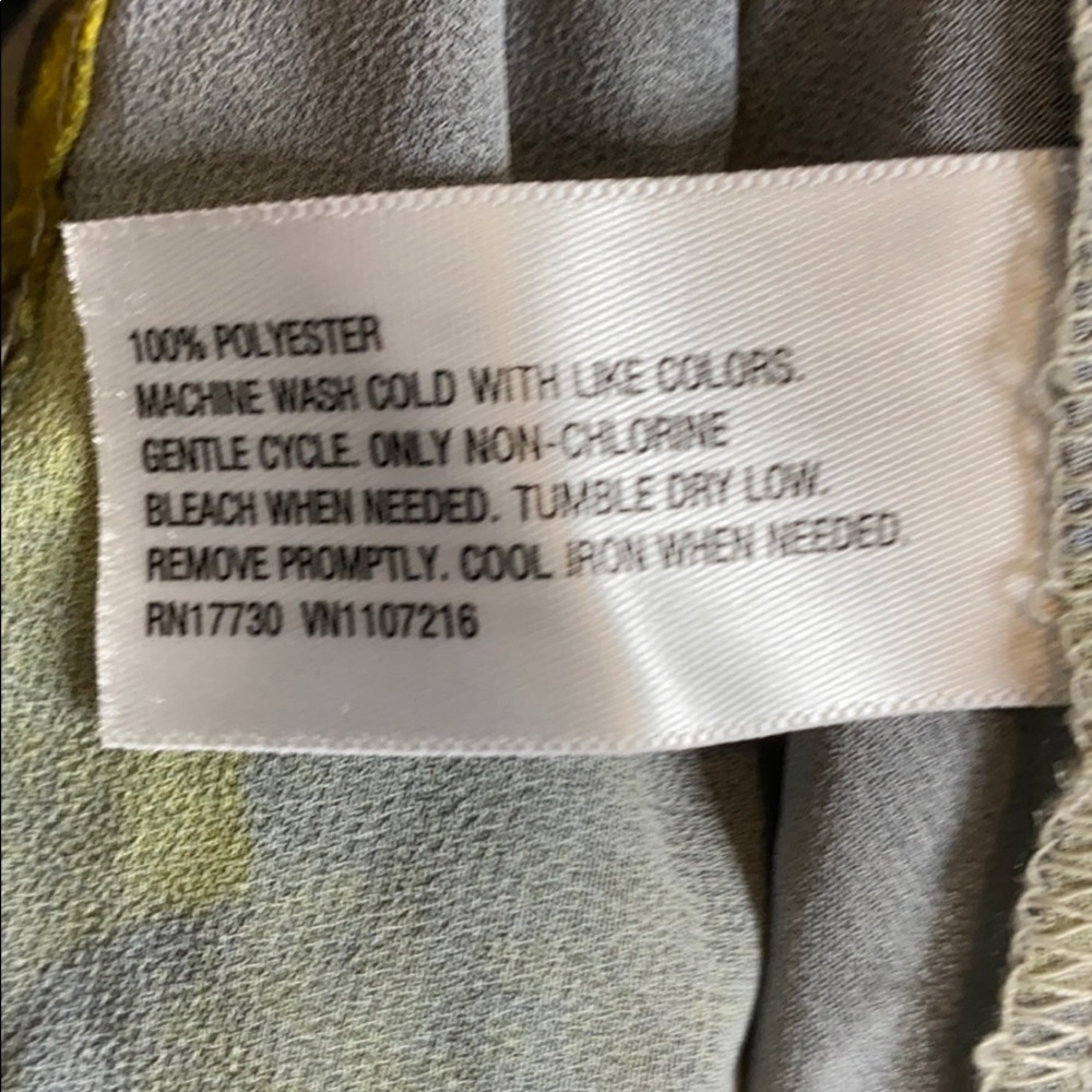 Massimino Watercolor Shirt Zipper Sheer Medium - Picture 10 of 12